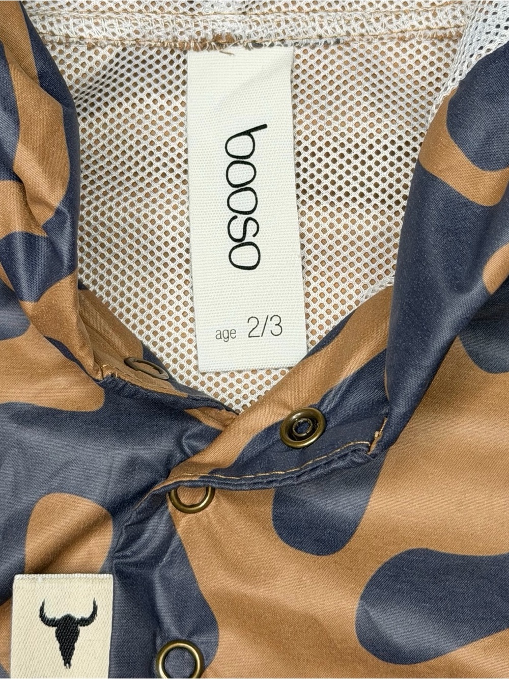 Booso Patterned Wind Breaker - Picture 5 of 6